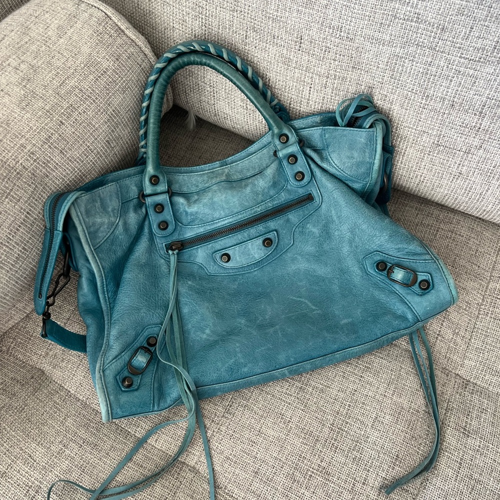 Balenciaga Blue Bag